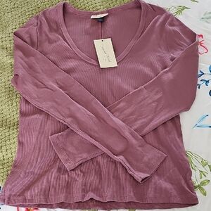 Universal Thread Dusty Rose Long Sleeve Top